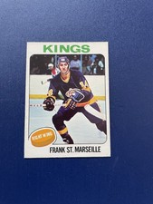 1975/76 OPC Hockey Frank St. Marseille Card # 15 In VG/EX Condition