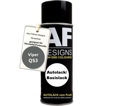 Für Viper QS3 Dover Gray Metallic Spraydose Basislack Sprühdose 400ml