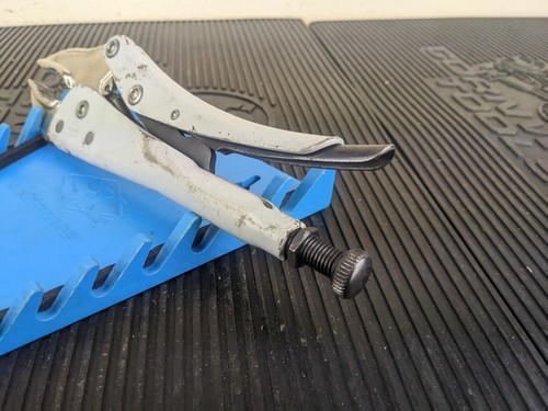 #az226 Snap On LP10WR 10" Curved Jaw locking pliers w/cutter - Picture 10 of 16