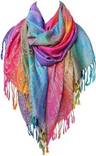 Multicolor Pashmina Scarves for Women Shawls Wraps Fashion Scarf Christmas Gifts