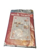 VINTAGE Needle Treasures CALORIES Stitchery KIT 00563 size 20" x 28" Johnson