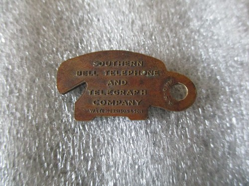 SOUTHERN BELL TELEPHONE & TELEGRAPH EMPLOYEE BADGE+BELL SYSTEM SERVICE 5-20 YR - Picture 7 of 20