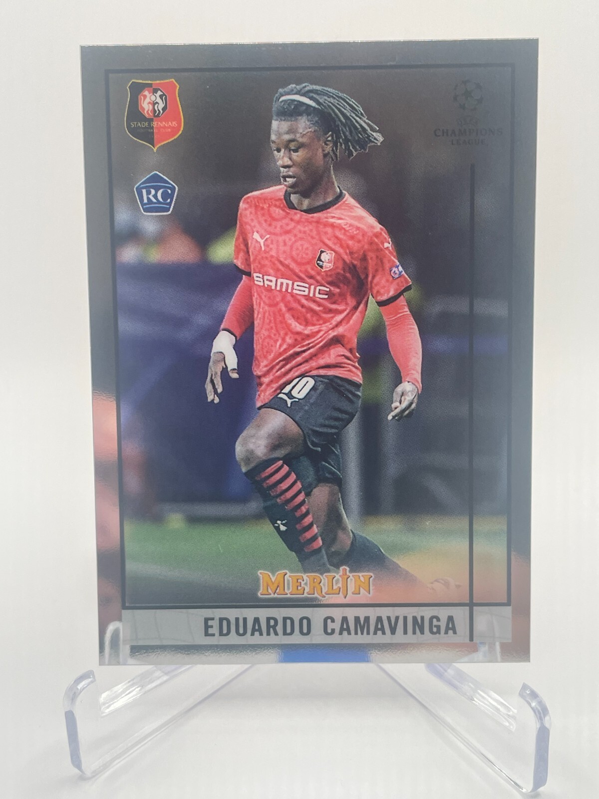 Eduardo Camavinga 2020-21 Topps Chrome Merlin UEFA RC #20 Real Madrid France