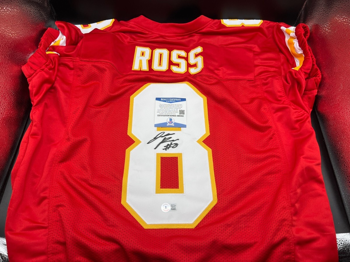 Justyn Ross Signed Kansas City Chiefs Jersey Travis Kelce Swift