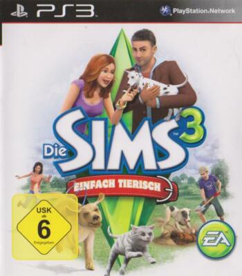 Playstation 3 DIE SIMS 3 Einfach Tierisch DEUTSCH Top Zustand.