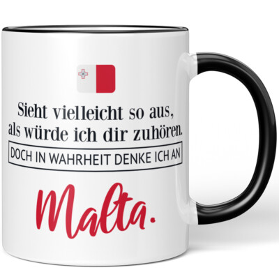 Sieht so aus, als würde ich zuhören. In Wahrheit denke an Malta 10001001312