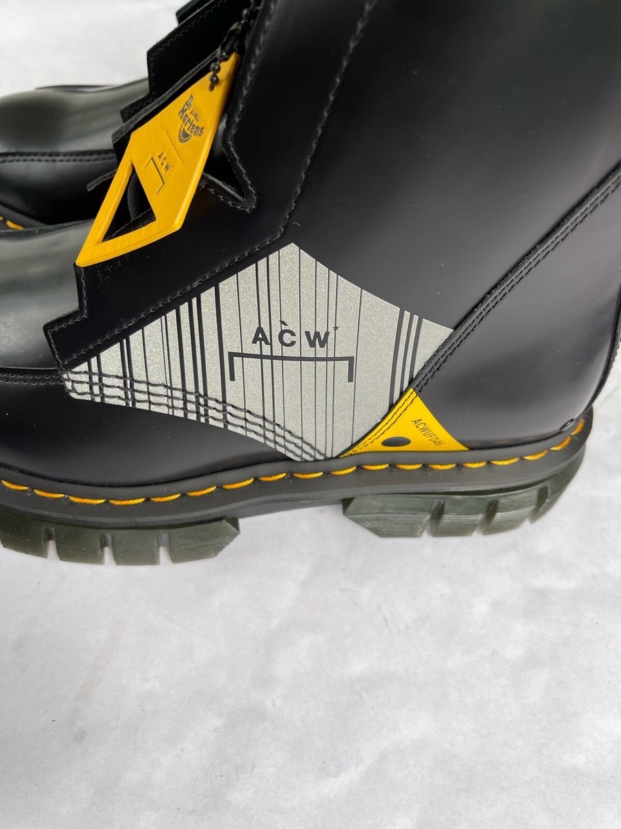 Black Dr. Martens ACW A-Cold-Wall Edition Bex Neoteric Boots US 8M