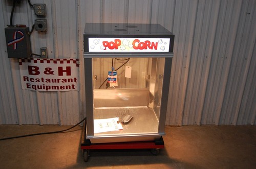 Gold Medal 2025ST Deluxe Citation Staging Cabinet Popcorn Warmer Merchandiser
