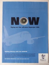 7/2008 PUB POWER JET SNECMA SAFRAN NPO SATURN SaM146 ENGINE ENGINE ORIGINAL AD