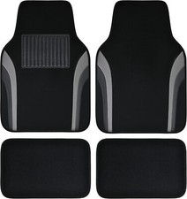 Leather Waterproof Sporty Car Floor Mats Fit for Sedans Cars Mid Trucks Vans SUV