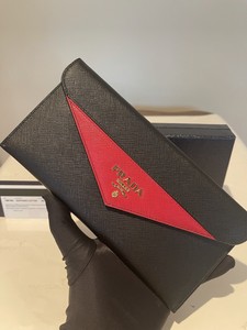 prada document holder wallet