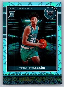 2024-25 NBA Hoops TIDJANE SALAUN Teal Explosion Rookie Parallel #236 COLOR MATCH