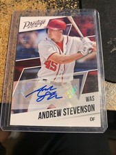 2018 PANINI CHRONICLES PRESTIGE ANDREW STEVENSON AUTOGRAPH 111/199