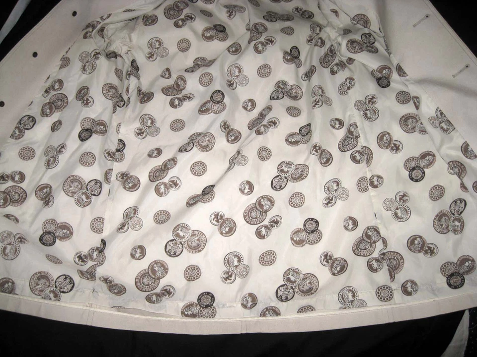 HANCOCK ® Fugio 1792 1793 центов редкая монеты подкладка - камень - 38 Reg - ТРЕНЧ пальто - Изображение 2 из 4