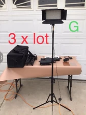 3 LOT IKAN Led Lights ILed312-V2 iled312sp spot Bi-Color Flood Light Photography