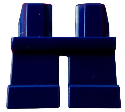 Lego 2 Stück kurze dunkelblaue (dark blue) Beine Hosen 41879 City Basics Neu - Bild 1 von 3
