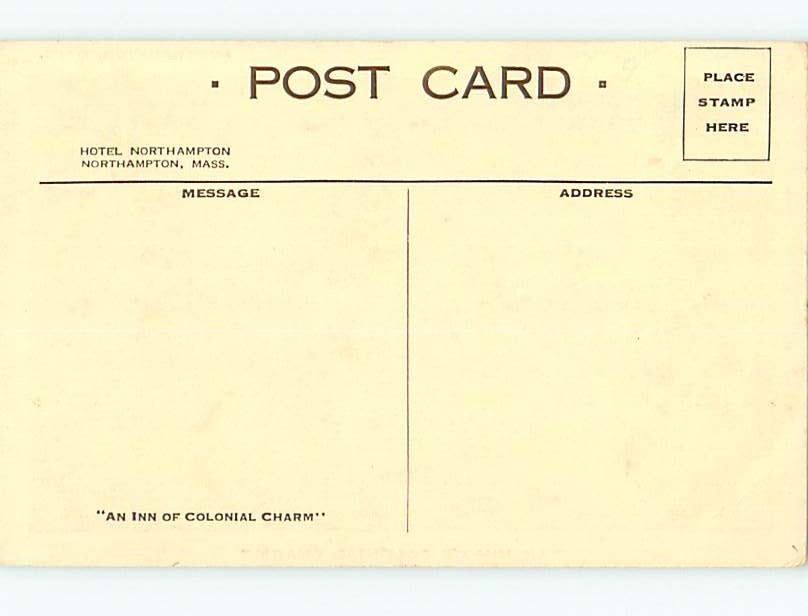 Unused WBorder OLD CARS & NORTHAMPTON HOTEL & SHOPS Northampton MA