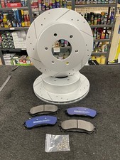 PASTIGLIA DISCHI FRENO POSTERIORI FORATI SCANALATI FORD RANGER RAPTOR ECOBLUE PERFORMANCE