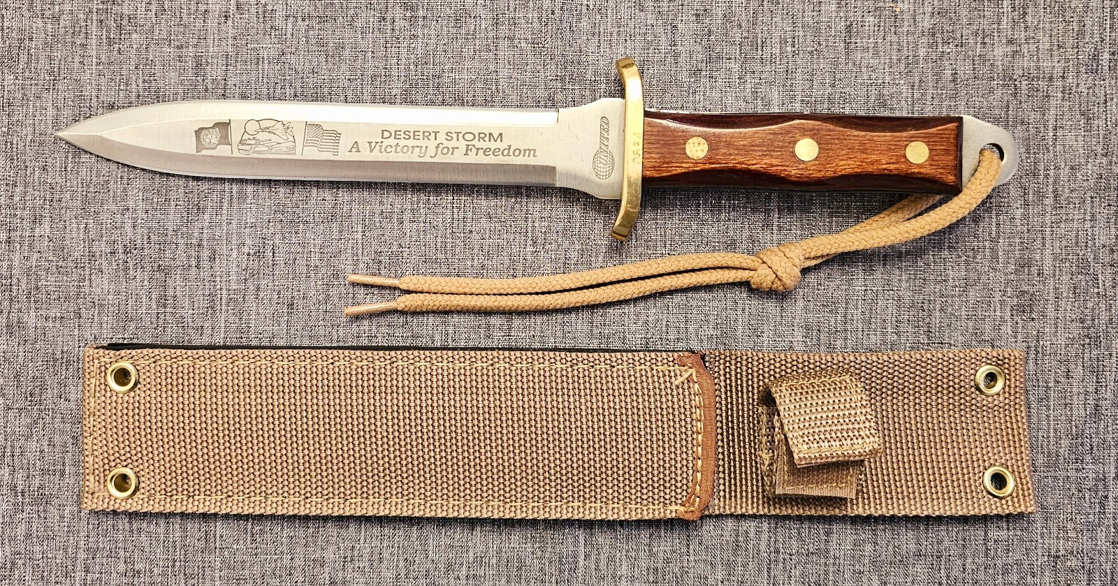 Vintage Operation Desert Storm Knife A Victory for Freedom United