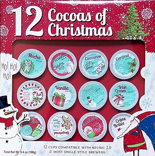 12 Cocoas of Christmas - 12 K Cups 