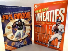 Wheaties Commemorative Cereal Boxes John Elway Ed McCaffrey and 1997 Super Bowl 