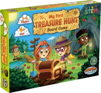 Jumping High Fives My First Treasure Hunt Board Game - Cooperative Island Exp...