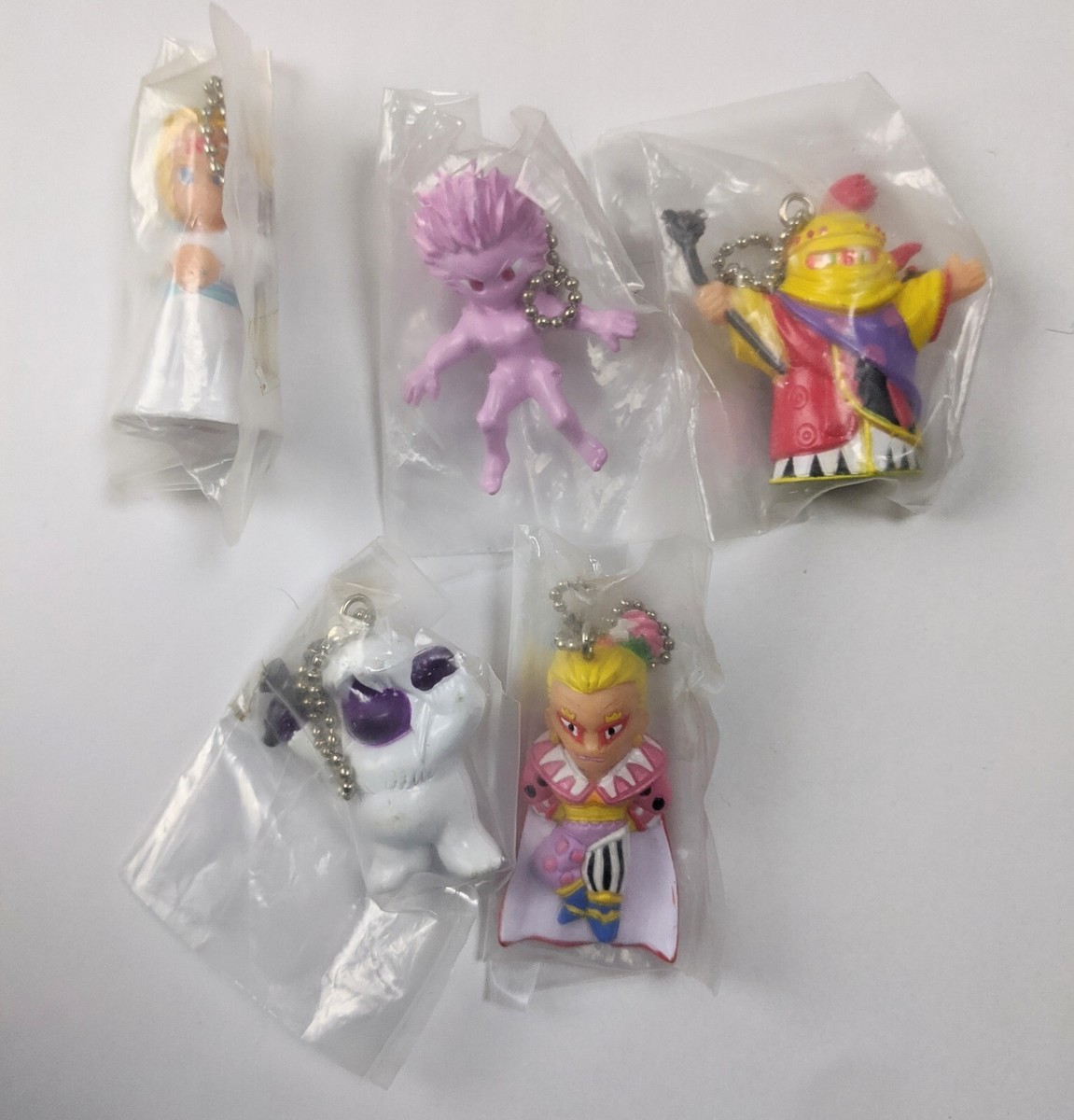 90's Final Fantasy VI Gashapon Figure Keychain Celes Kefka Bandai