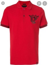 Marc Jacobs Stinky Rat Men’s Polo Shirt S84GC0290 S23135 Berry Red Medium M $285