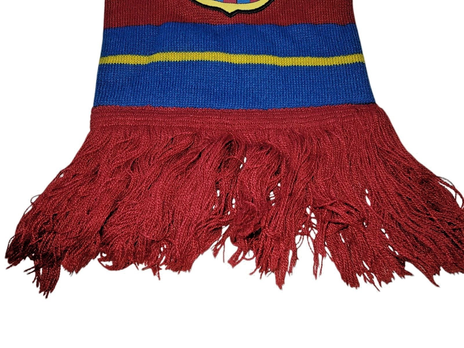 FC Barcelona Soccer Scarf Adult Blue Red Knit Barca FCB Futbol Fan Winter 42" image 10