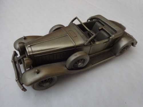 Danbury Mint Pewter - approx 1/43 scale - 1930 Packard Boat