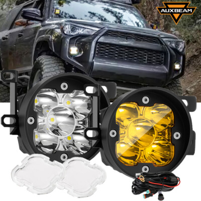 AUXBEAM 3'' LED Fog Light Spot Pods Mounting Bracket For Toyota 4 Runner Tacoma