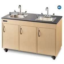 Ozark River Portable Sinks® Lil' Delux Portable Hand Sink -Maple