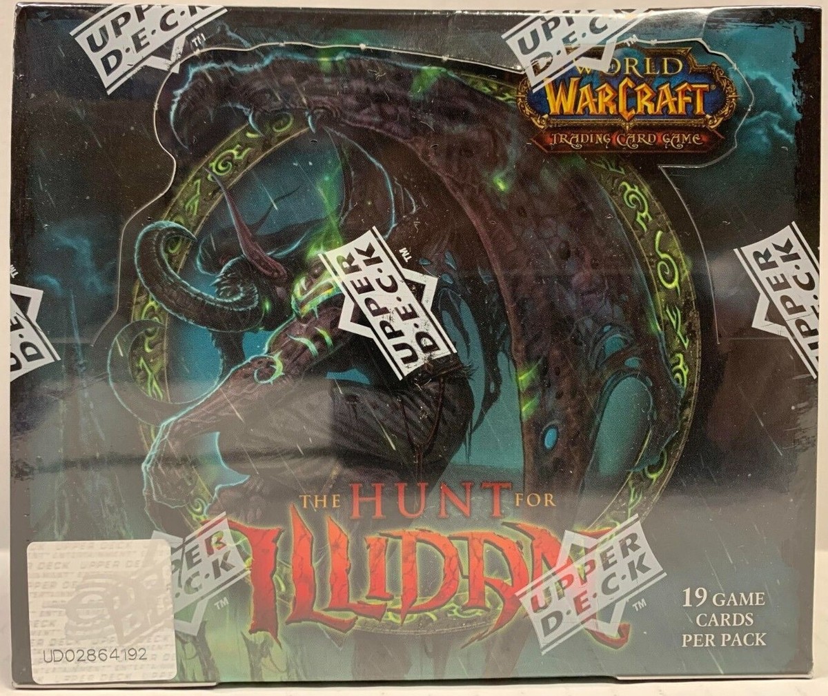 UPPER DECK WORLD OF WARCRAFT TCG THE HUNT FOR ILLIDAN BOOSTER BOX