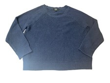 FOREVER 21 Women's Size Medium Navy Blue Sweater READ DESCRIPTION 