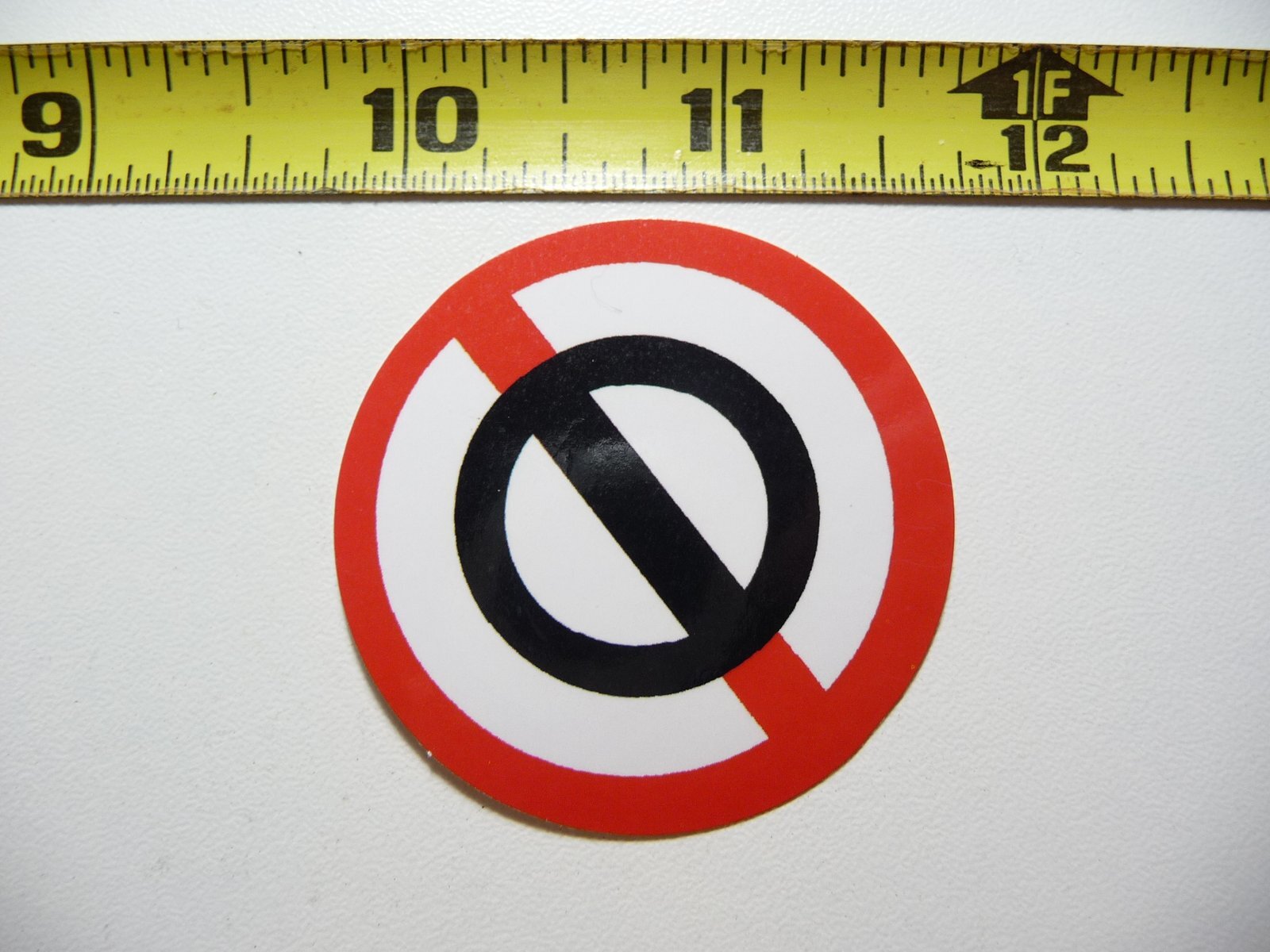 NO NOT ALLOWED JEWELRY DECAL STICKER JOB OCCUPATION WORK PROHIBITED