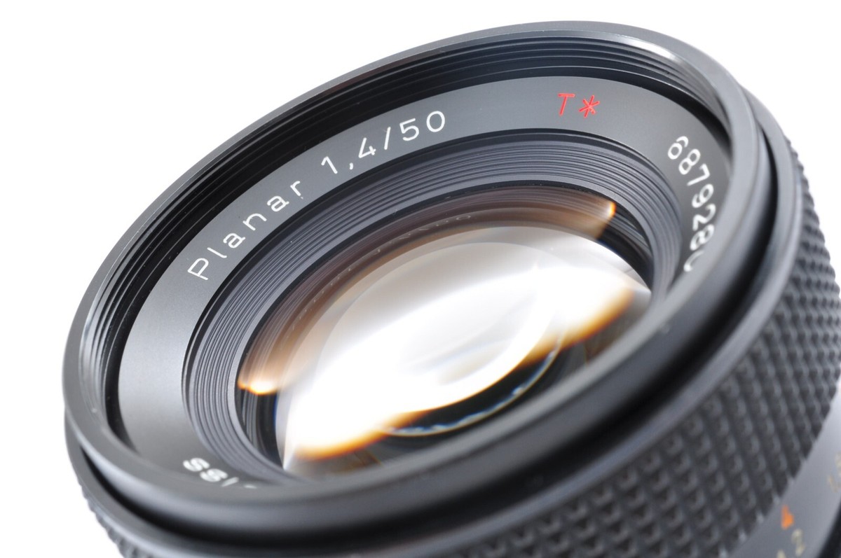 【美品】CONTAX Carl Zeiss Planar 50mm F1.4 Excellent* CONTAX Carl Zeiss Planar 50mm f/1.4 MMJ Lens from