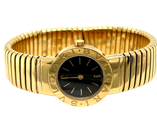 BVLGARI Tubogas 18K Yellow Gold Watch