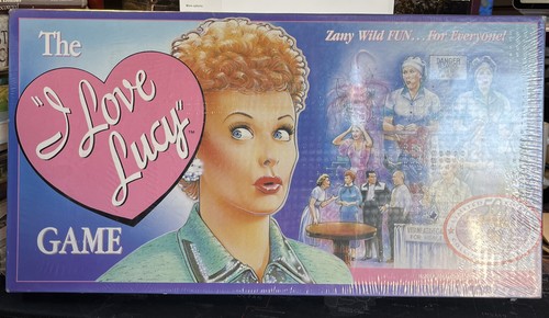 Vintage The I Love Lucy Board Game Talicor, Inc. 1997 Complete includes pin.