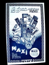  Ancien Buvard laboratoire Maxi Grande Marque de produits d'entretien chaussure