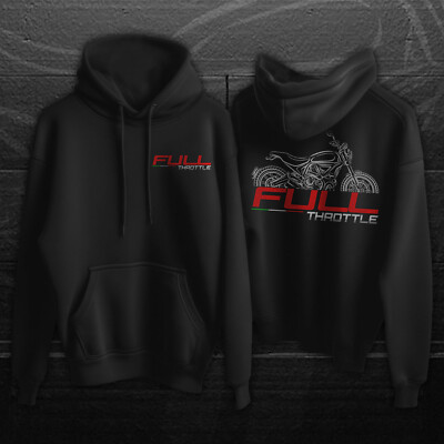 Ducati Scrambler Full Throttle 2015-2023 - Motorcycle Hoodie Pullover for Riders