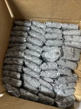 Ansell 11-801 HyFlex Nitrile Coated Gloves Black/Gray, 144 Pair, XS - 2XL