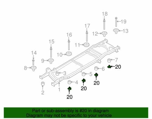 Retenedor superior izquierdo/derecho para Ford E150 E250 E350 2008-2014 (P/N F2UZ1000157A)