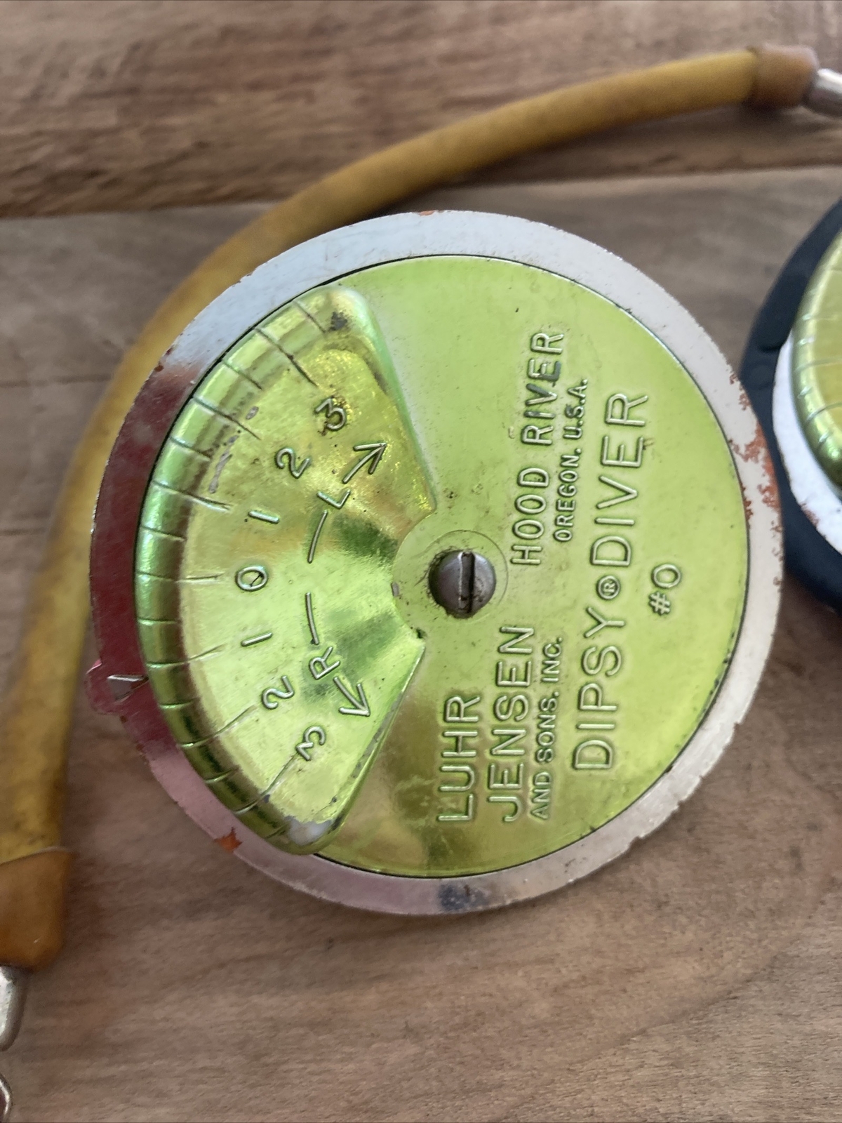 2x LuhrJensen Dipsy Diver Size 0 Hood River Vtg Rainbow Trout Salmon