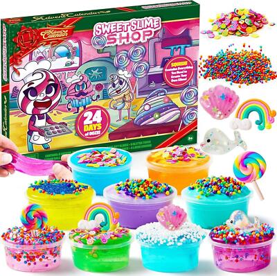 JOYIN Slime Adventskalender Weihnachten DIY 24 Tage Countdown Kit