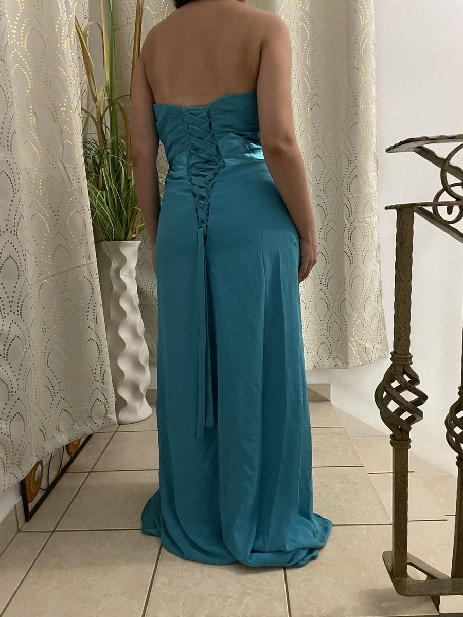 Bridesmaid Teal Dress