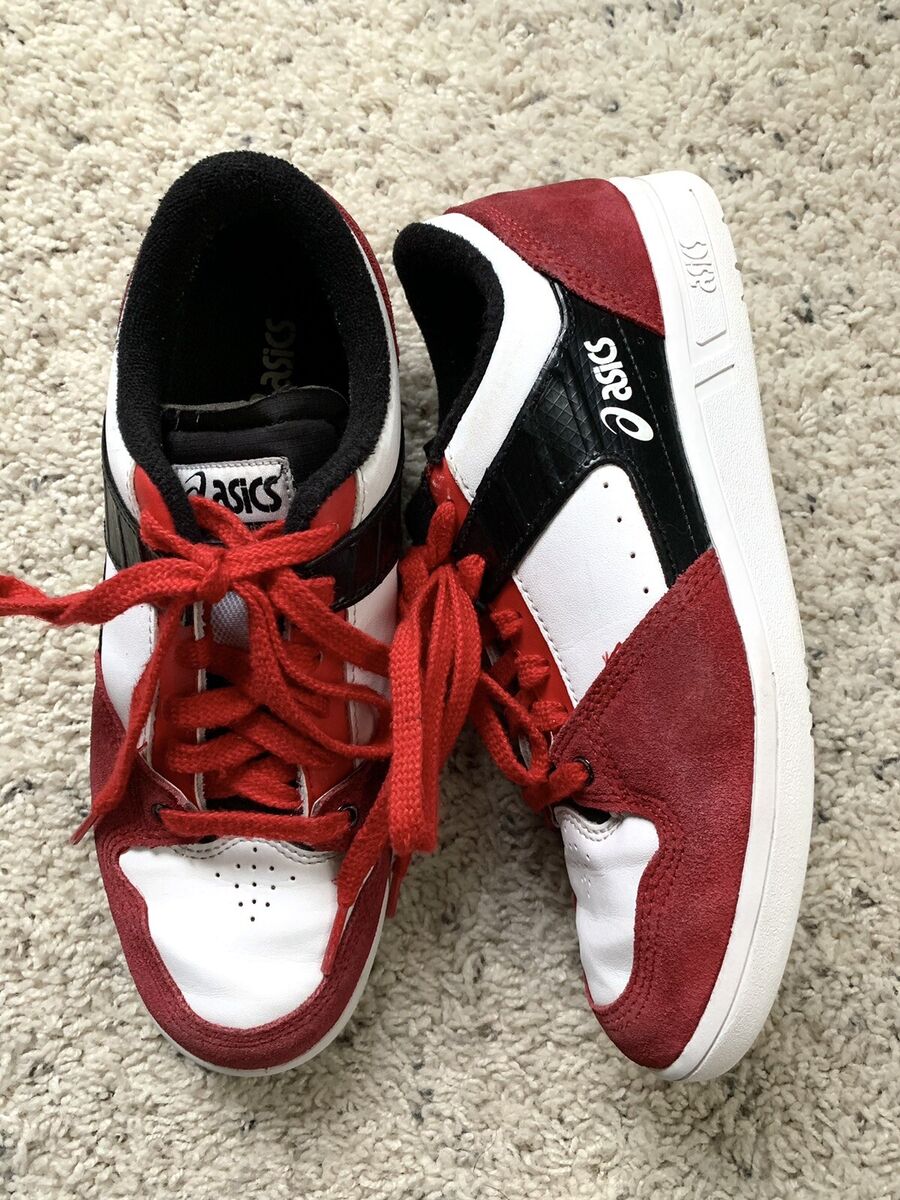 Asics GEL-WT PRO Red Skate Shoes Skateboard Lace Sneakers Kids Boys 5.5 1201A485