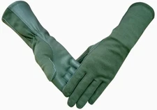 Nomex & Lambskin Leather Pilot Tactical Flight Flyer Gloves Fire Resistant WAR