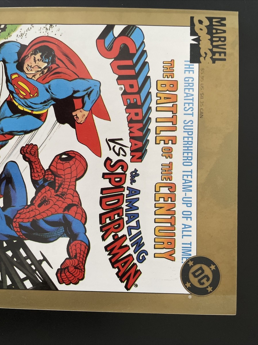 DC VS マーベル、スーパーマンVSスパイダーマン Superman vs. Spider-Man Marvel & DC 1976 Oversized Comic