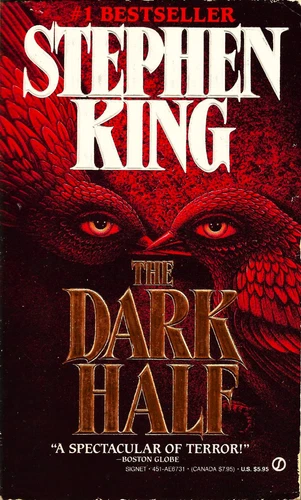The Dark Half by Stephen King, Signet Books 1st Edition Paperback, October 1990