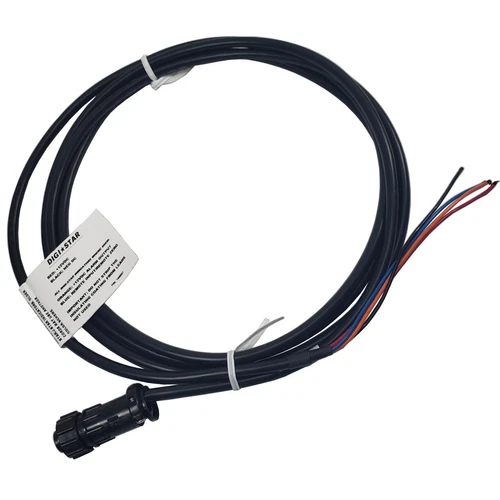 Digi-Star 10' Scale Indicator Power Cable, 4 Wire Tractor to 4 Pin AMP, TOPCON
